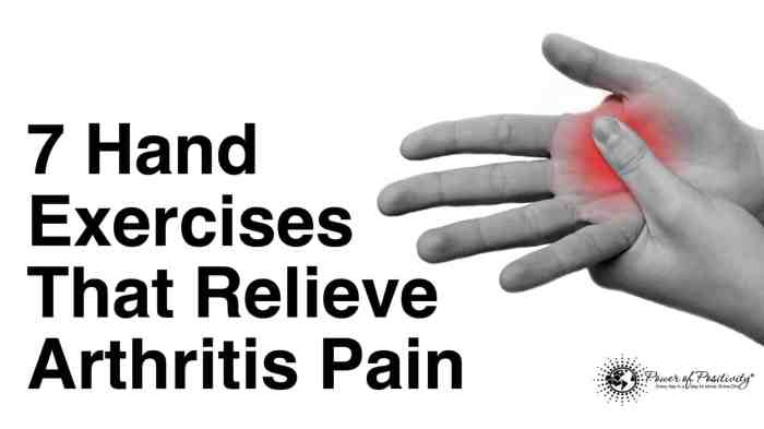 Arthritis exercises for mobility